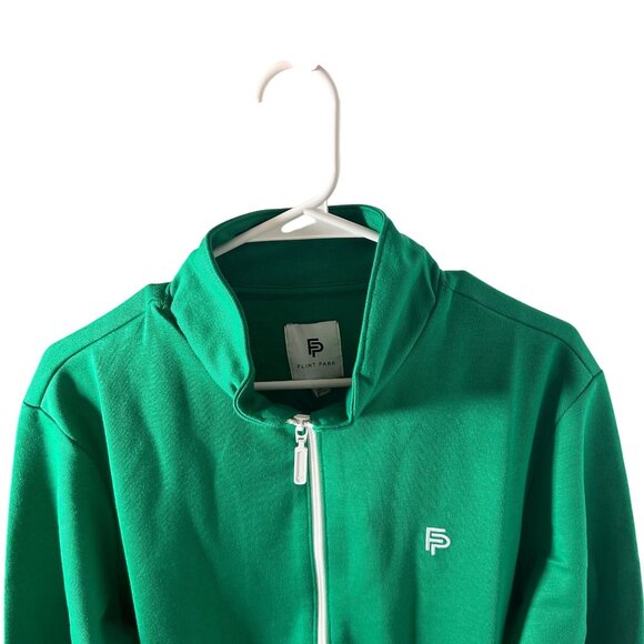 Flint Park Men's Court Jacket in Kelly Green Size Small NWT - Picture 4 of 5